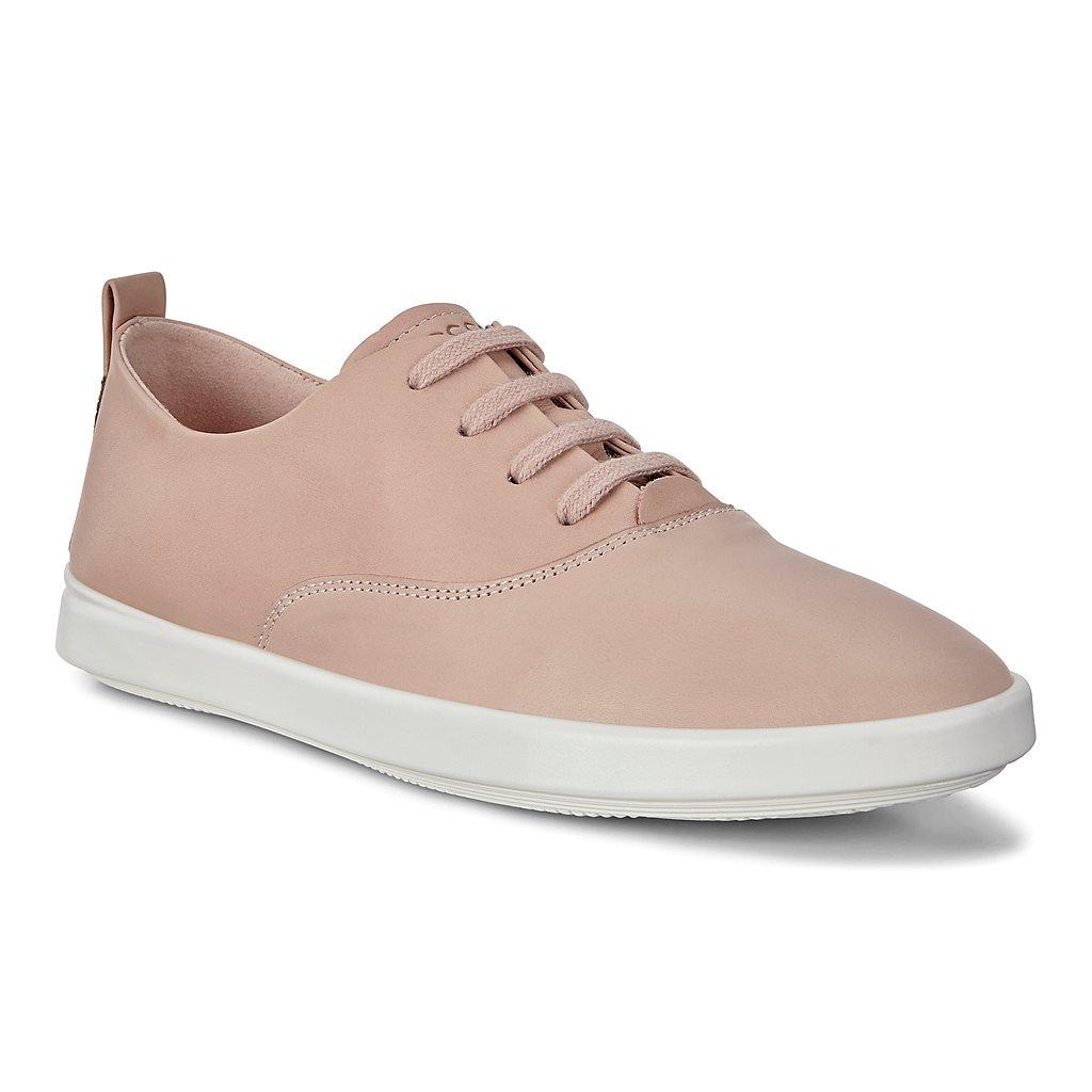 Baskets Ecco Leisure Femme Rose 0876-VTIYD